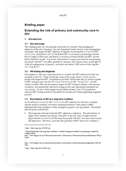 Primary and community care