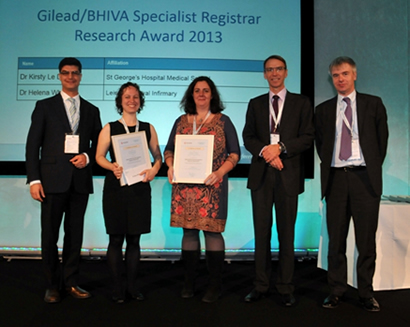 Gilead / BHIVA Specialist Registrar Research Award