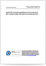 BHIVA guidelines for the treatment of HIV-1 positive adults with antiretroviral therapy 2012