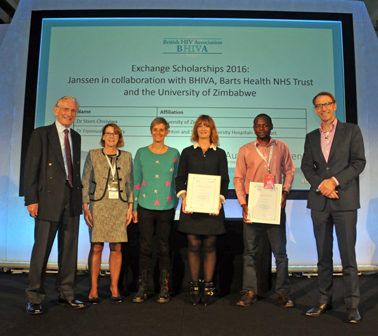 Janssen Exchange Scholarships 2016 in collaboration with BHIVA, Barts Health NHS Trust and University of Zimbabwe